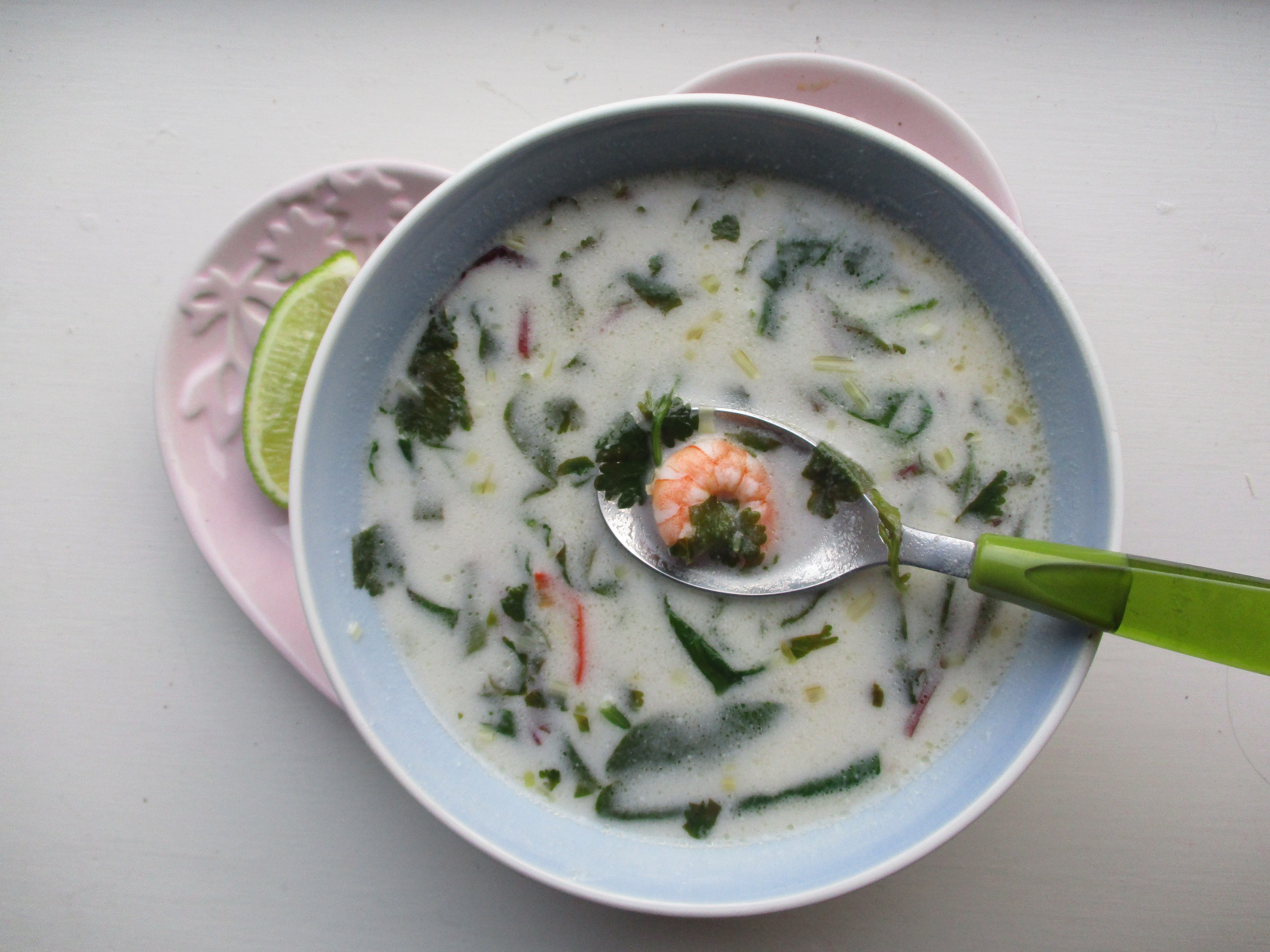 Gluten-free recipe: Thai prawn & coconut soup