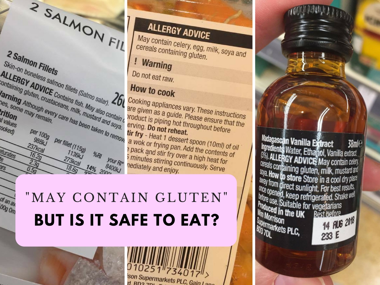 ‘May contain gluten’: Be careful with these Morrisons items
